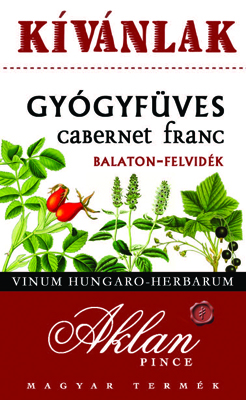 Kívánlak, gyógyfüves Cabernet Franc - Aklan Pince