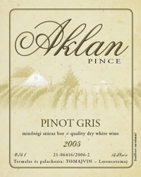 Aklan-Pince Szürkebarát 2007